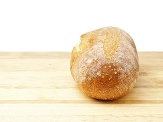 baguette on wood