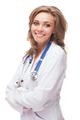 smiling woman doctor