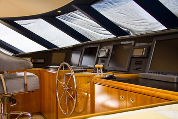 Obraz na płótnie Canvas Boat interior