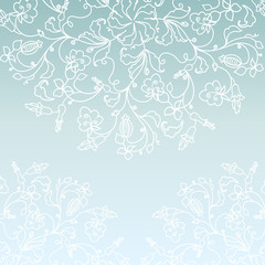 White paper vector snowflake background - 56856152