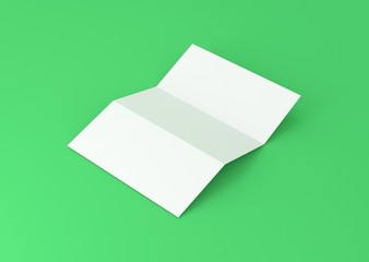 Briefpapier gefalzt Hintergrund gr&uuml;n