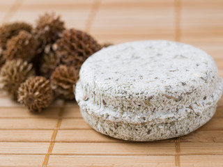 White soap