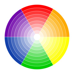 Farbkreis 6-farbig