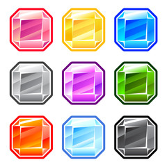 Colourful Square Diamonds