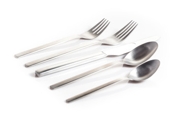 cookware in stainless isolated on a white background