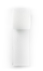 roll of toilet paper isolated on a white background