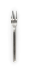 stainless steel fork isolated on a white background