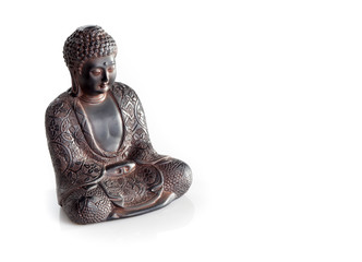 wisdom buddha isolated on a white background