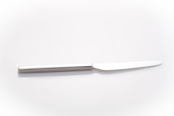 stainless knife isolated on a white background