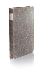 old book isolated on a white background