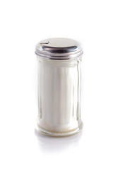 sugar pot isolated on a white background