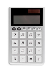 calculator isolated on a white background