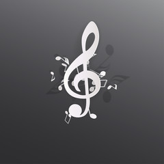 Abstract musical background