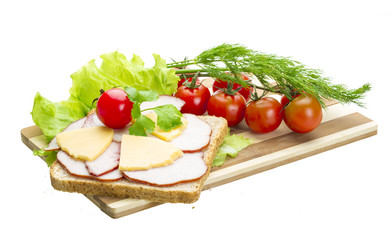 Sandwich with ham