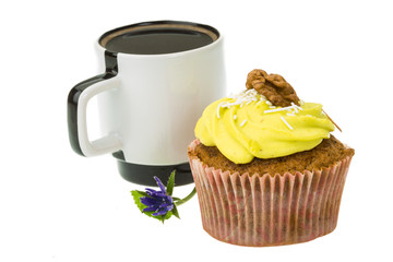 Cupcake and coffee