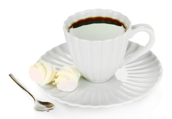 Coffee cup isolated on white