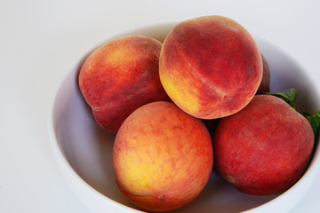 Bowl of peaches