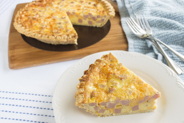 Spam And Cheese Quiche
