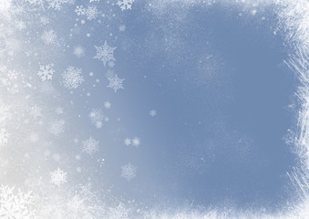 Snow flake christmas background