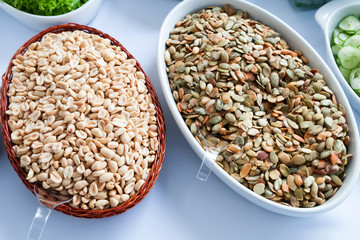 Earth nuts and Pumpkin seeds