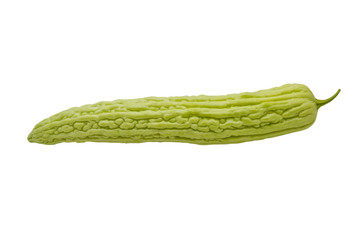 balsam apple isolated on the white background.