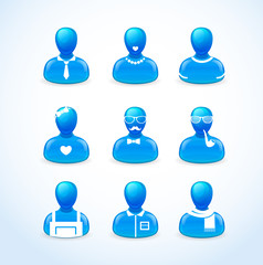 set of humans icons