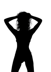 Silhouette of a woman