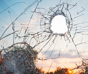 broken glass