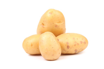 Fresh potatoes.