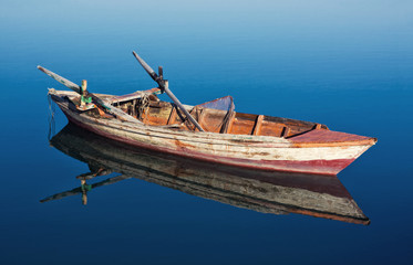 Fishing boat in the sea