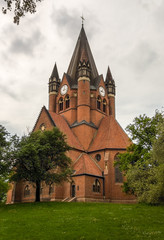 Fototapeta na wymiar Pauluskirche Halle