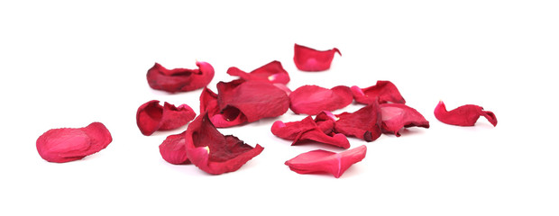 Beautiful red rose petals.