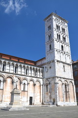 Fototapeta na wymiar Kościół San Michele in Foro w Lucca, Toskania, Włochy