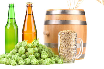 Hop and barley.