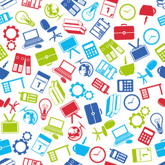 office seamless pattern
