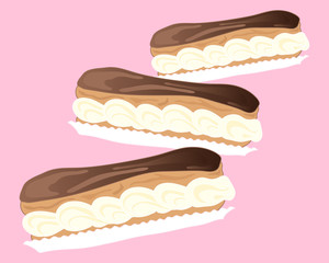 chocolate eclairs