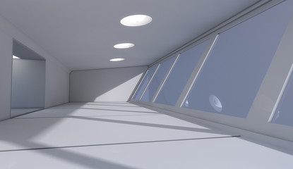 Obraz premium Futuristic interior