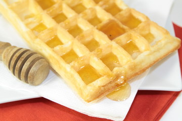 gaufre au miel
