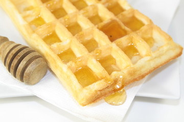 gaufre au miel