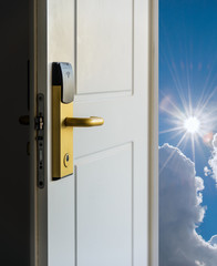 Open door to the sky