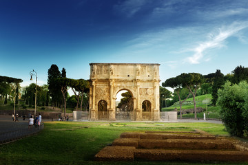 Arch of Constantine, Rome, italy