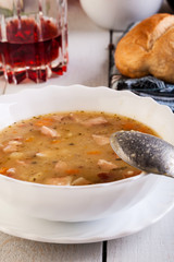 Pea soup