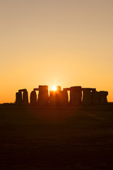Fototapeta premium Stonehenge at sunset, Salisbury