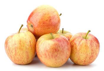 juicy apples isolated on white background