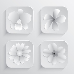 Beautiful Flowers Vector Design For Spa Background And Banner