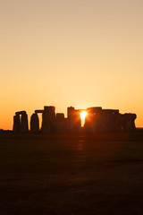 Stonehenge at sunset, Salisbury