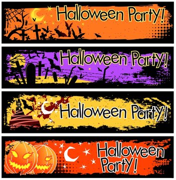 halloween party banner