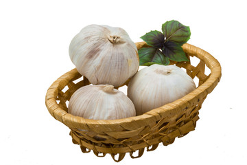 Ripe garlic