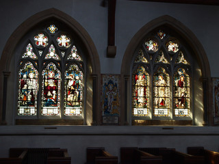 Stained glass windows