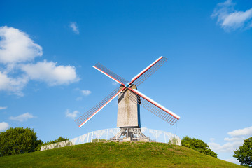 Windmill in Bruges, Belgium
